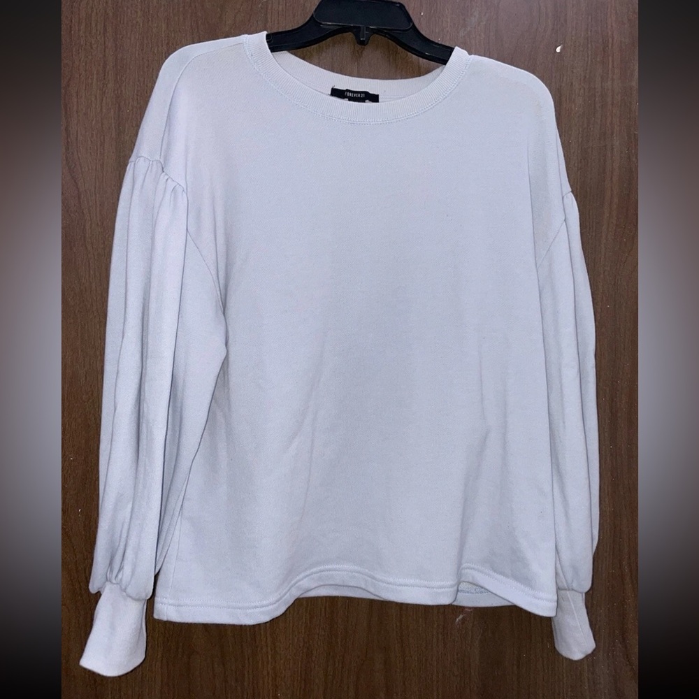 Forever 21 Grayish Blue Sweatshirt Size Medium